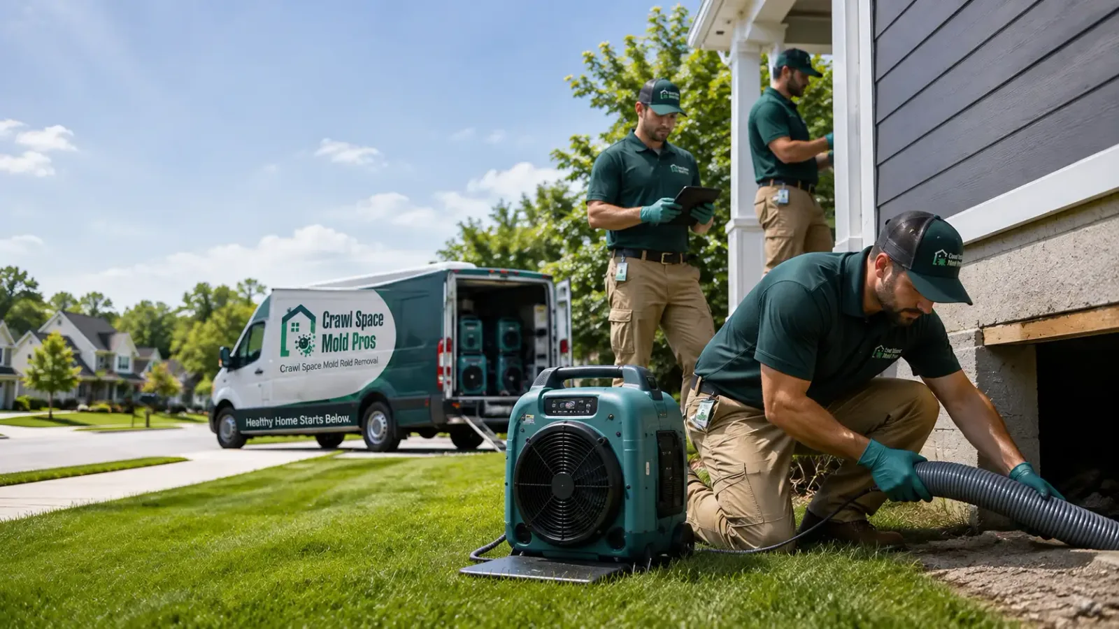 Crawl Space Mold Removal in Powell Butte, OR